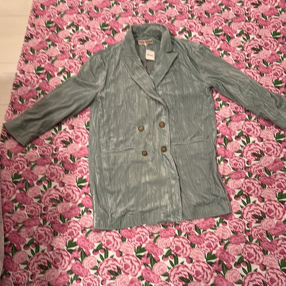 Double-Breasted Gray Jacket NWT - image 2